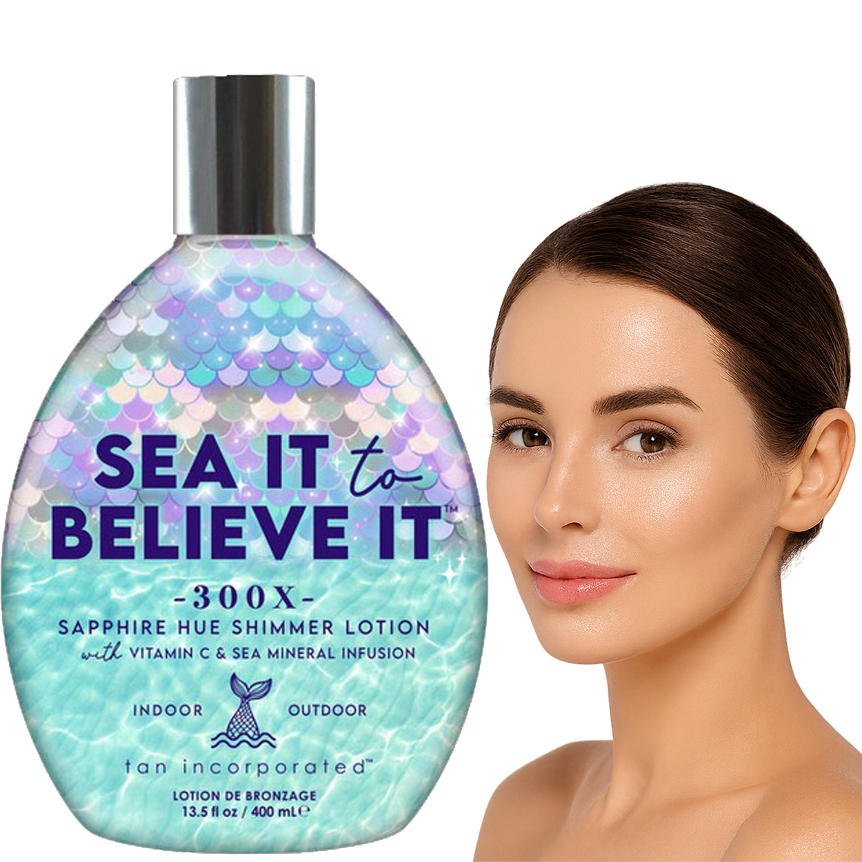 Balzám na opalování pro ženy Tan Inc Sea to Believe it 300 x 400 ml