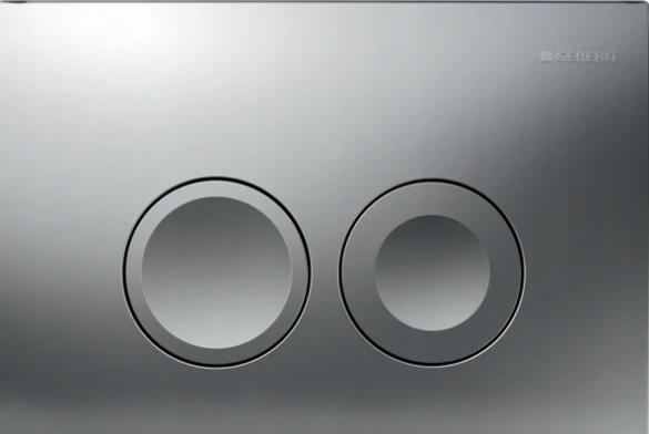 Splachovací tlačítko pro Wc Geberit Delta 25 stříbrné