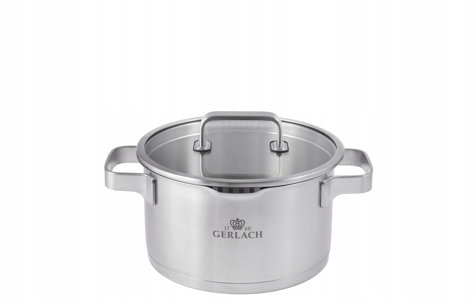 Gerlach Prestige Plus Garnek z pokrywką 20 cm 3 l