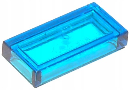 

Lego 3069b tile płytka 1x2 Trans Dark Blue 1 szt N