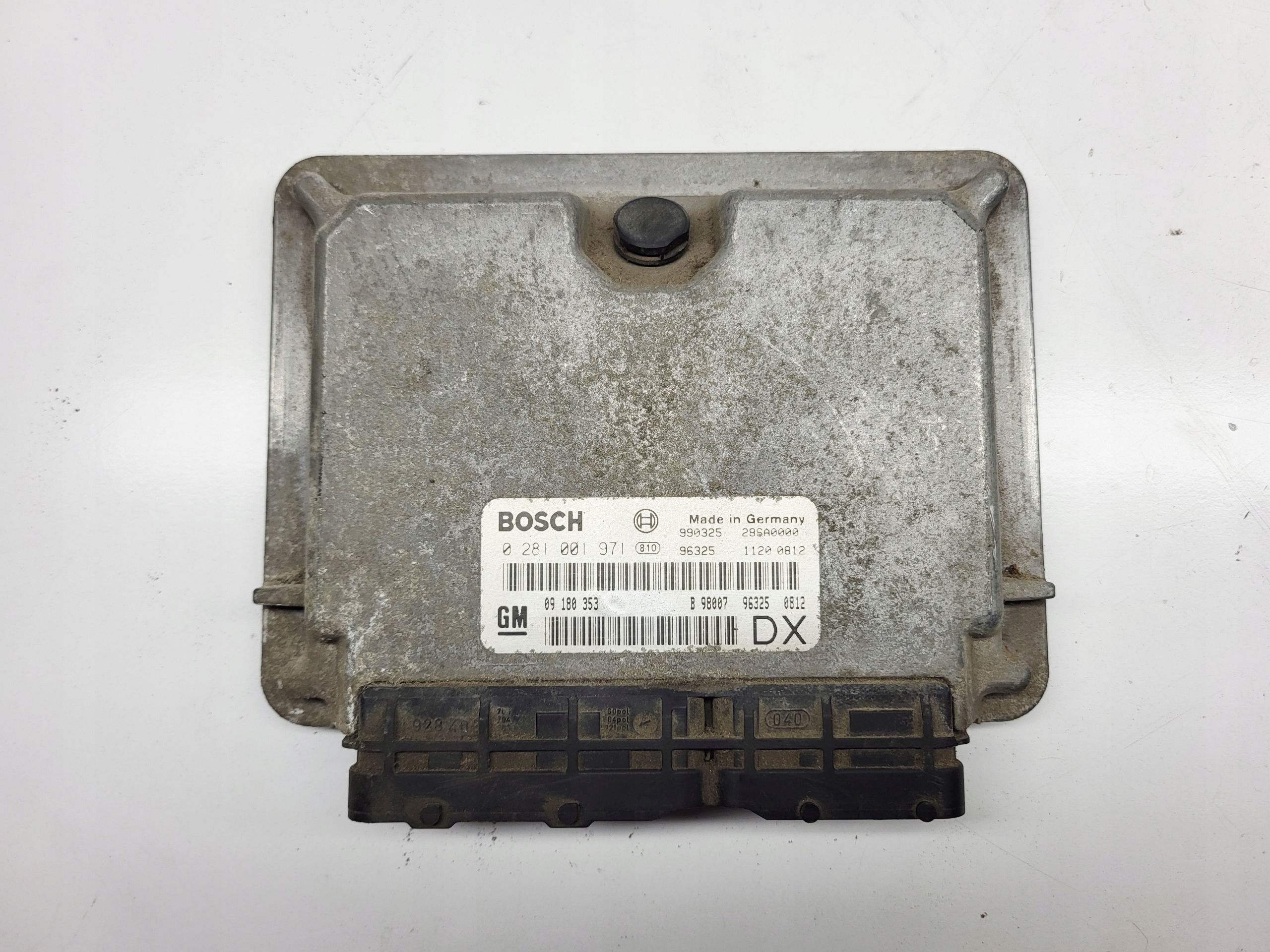 computer control unit of the engine OPEL ASTRA G 0281001971 09180353 DX
