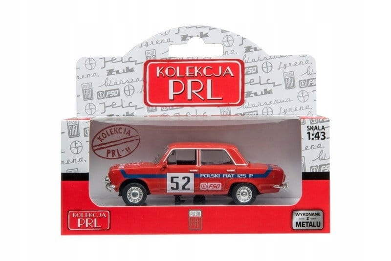 DAFFI MODEL KOLEKCJONERSKI POJAZD PRL FIAT 125 RAL