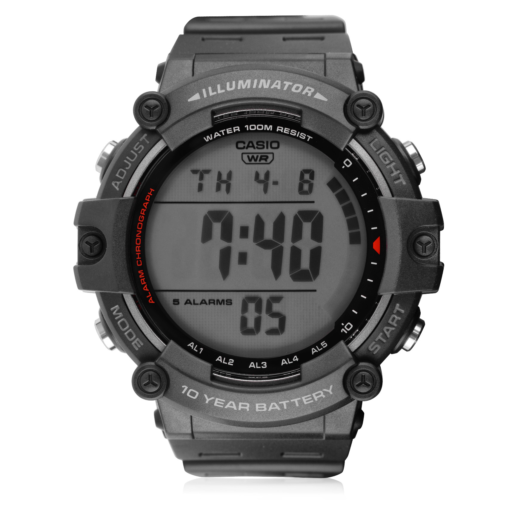 ZEGAREK MĘSKI CASIO AE-1500WH-1A SPORT WR100 +BOX Model AE-1500WH-1A