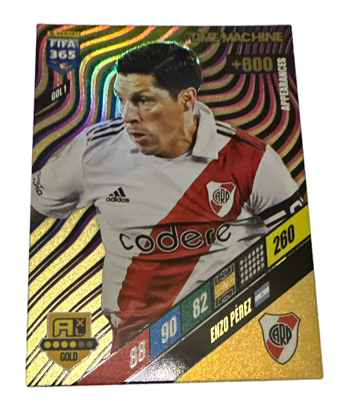 Fifa 365 2024 Adrenalyn Gold Time Machine Gol 1 Perez