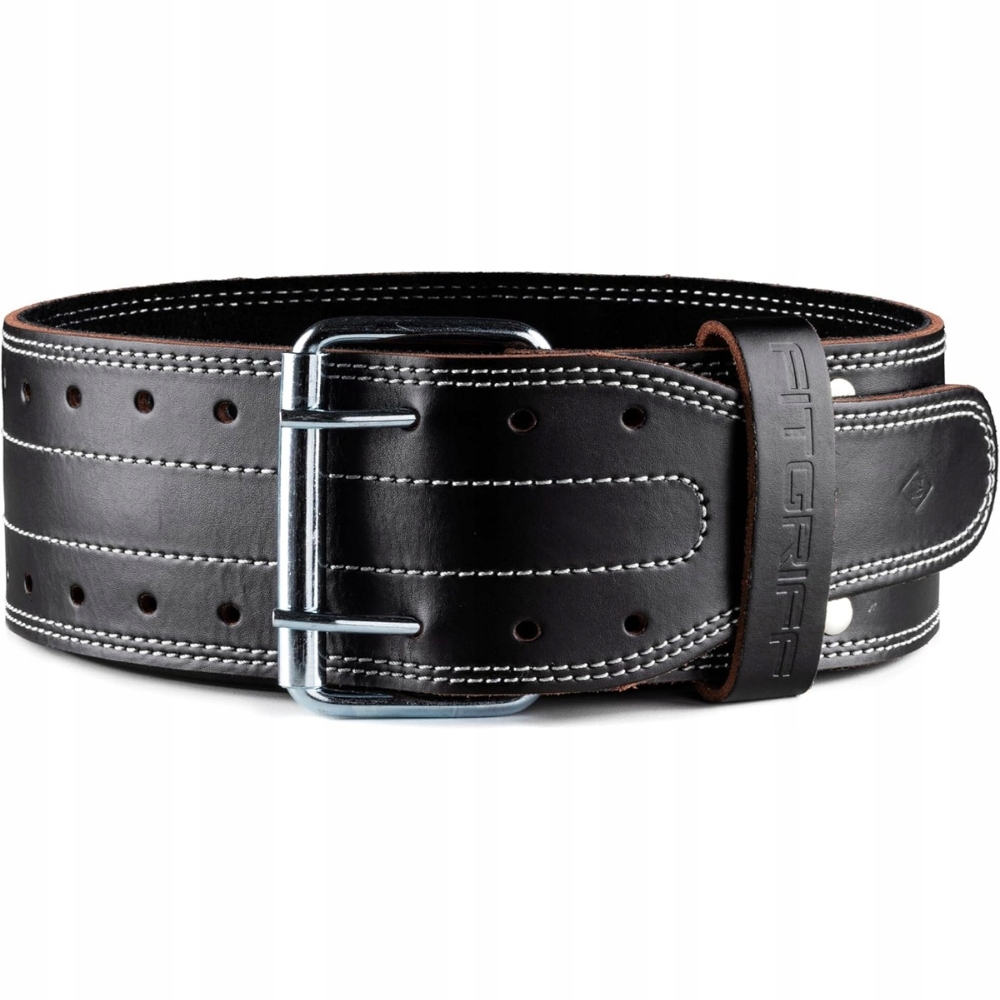 Fitgriff Kožený pás pro vzpírání velikost L 75 105 cm Černý