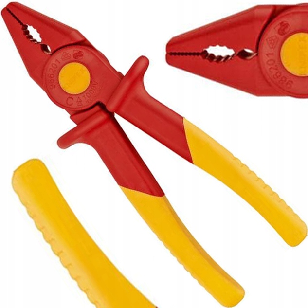 Szczypce chwytające izolowane z tworzywa 180 mm Knipex (98 62 01)