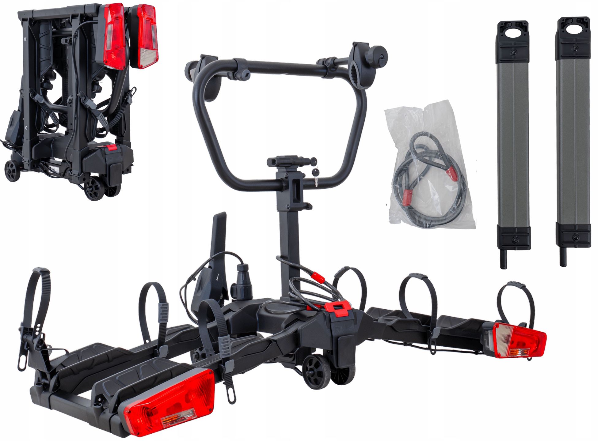 Uchwyt rowerowy na hak Inter Pack na 2 rowery nośność 60 kg