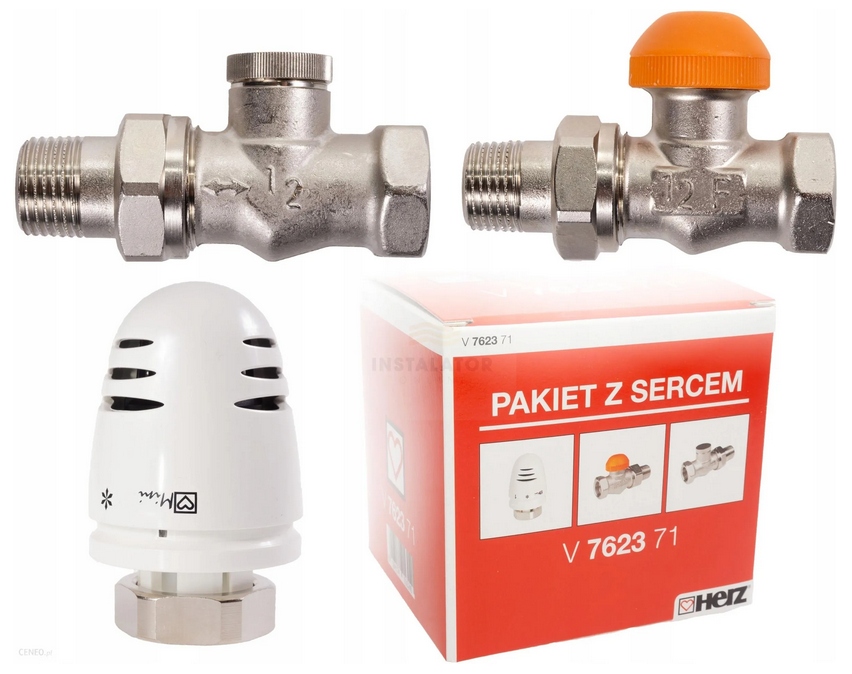 Zestaw termostatyczny prosty Herz V762371