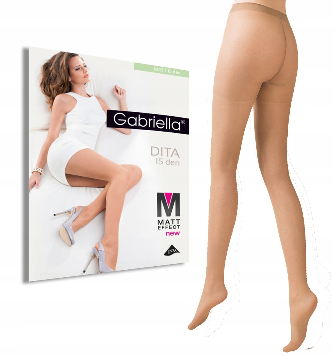 

Gabriella rajstopy matowe Dita 15 Den 4 neutro