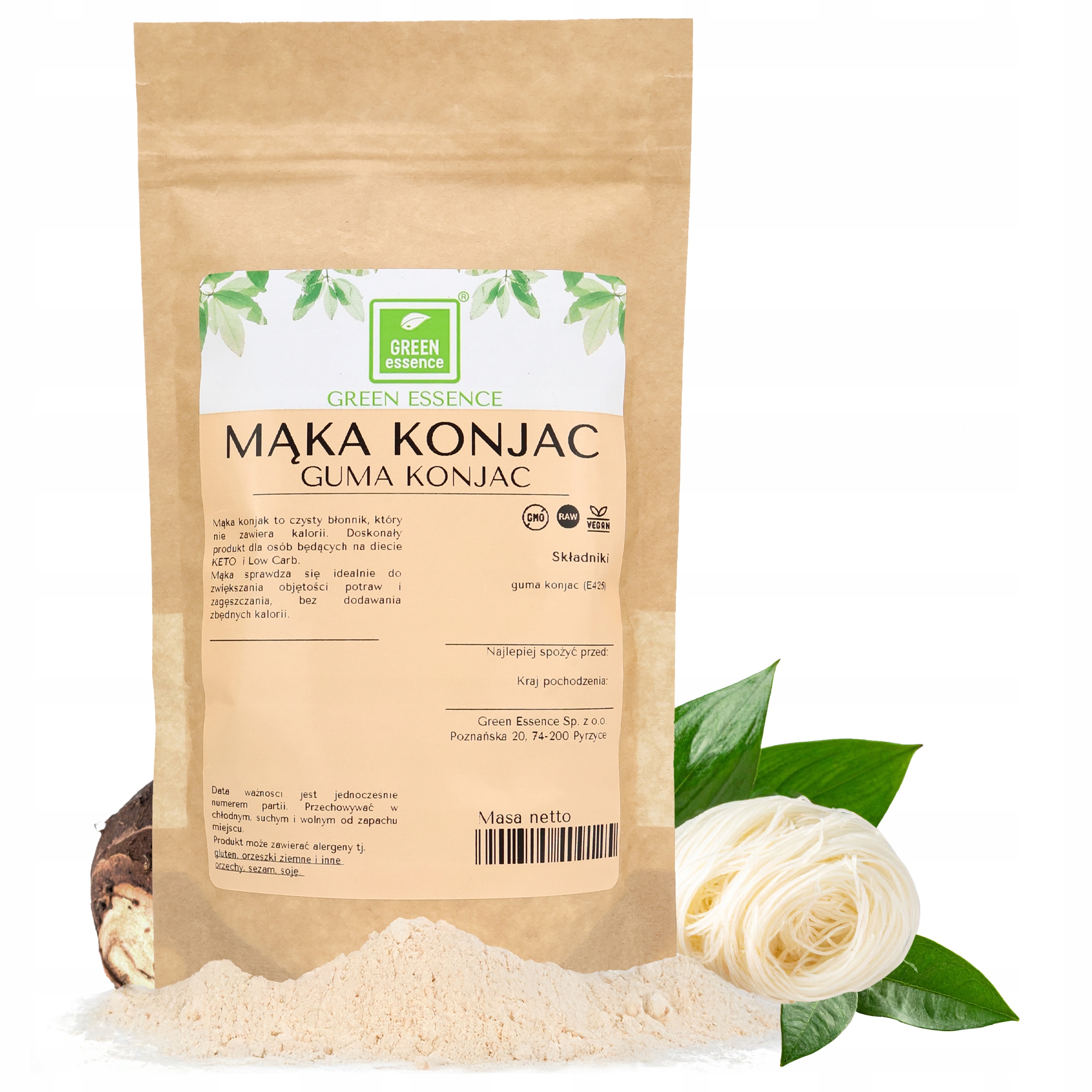 Mouka Konjac Guma Přírodní 250g keto dieta zahušťovadlo bez chuti