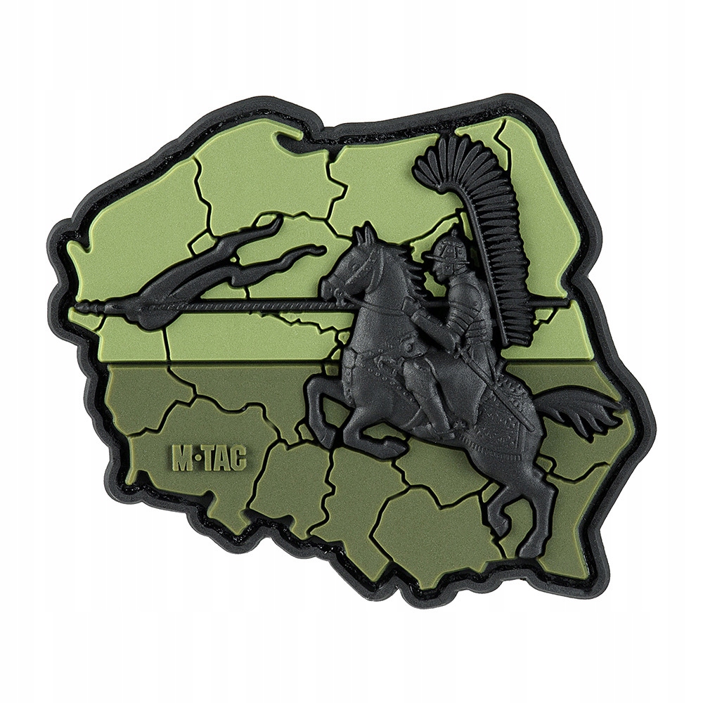 Naszywka Emblemat Rzep M-tac Husaria Flaga Polska
