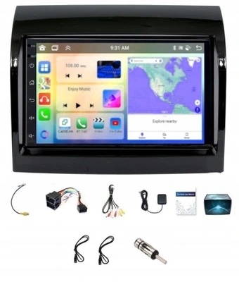 Autorádio Gps Usb Android Auto Bluetooth Carplay Fiat Ducato 11-2022 6GB 128GB