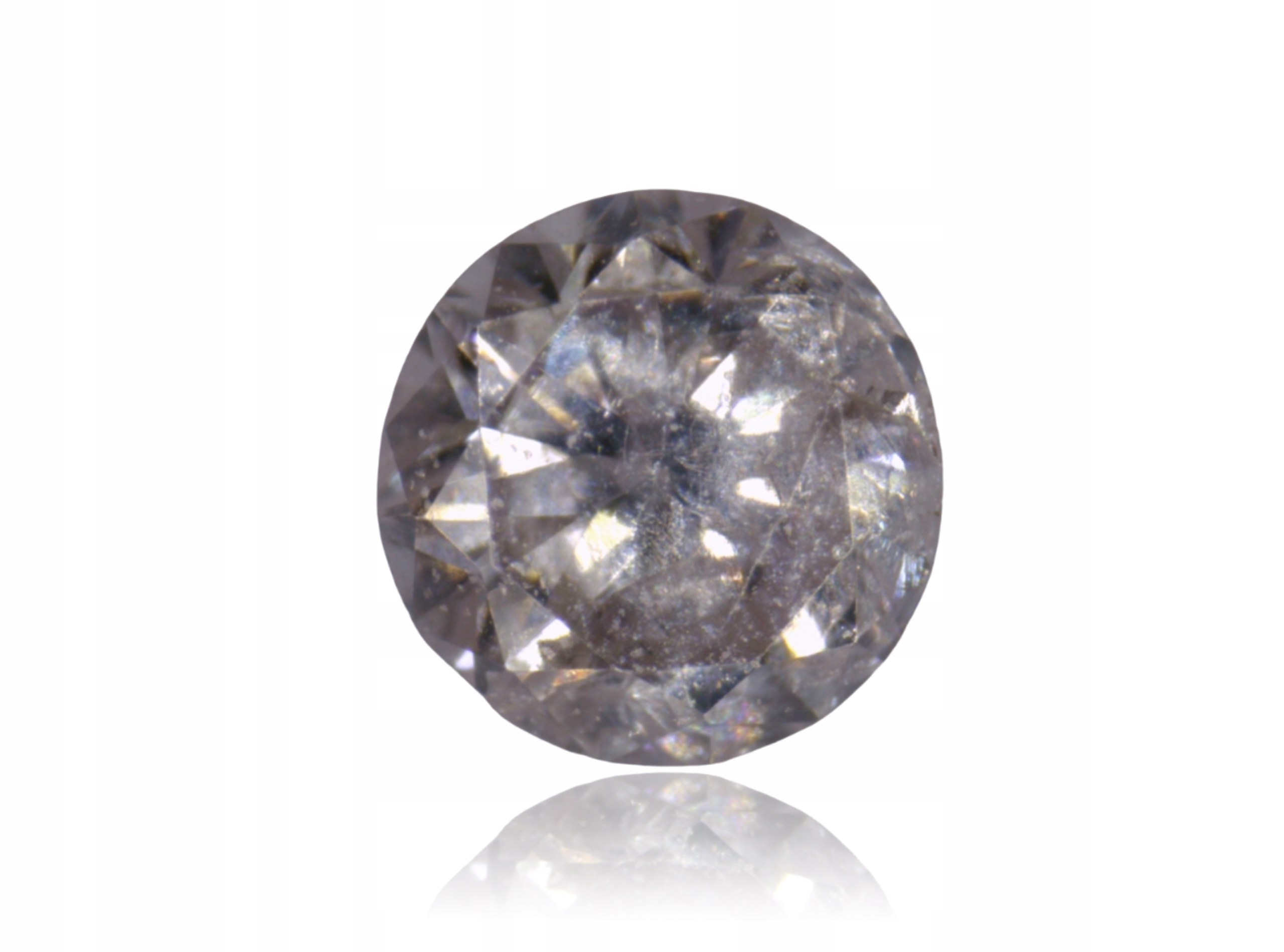 Přírodní Diamant 0.03ct Hnědý Briliant I1 eCertifikát Wbd