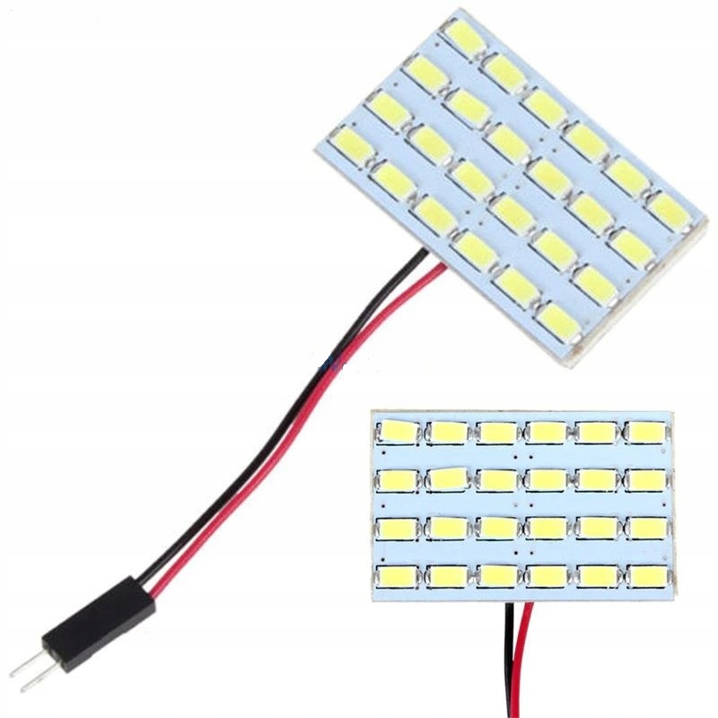 Panel LED 24 diody SDM 5730 12V biały zimny