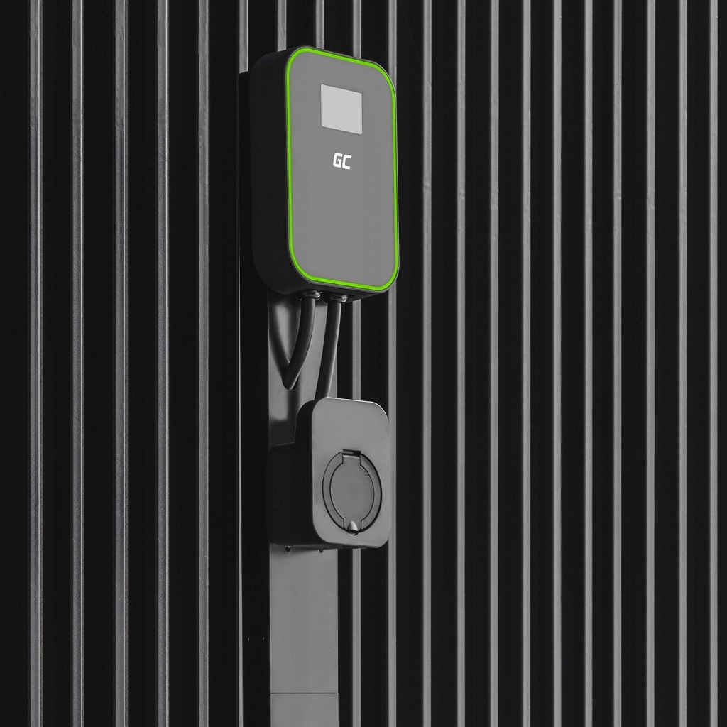 Зарядка green cell wallbox 22kw rfid зарядка к pojazdow ev
