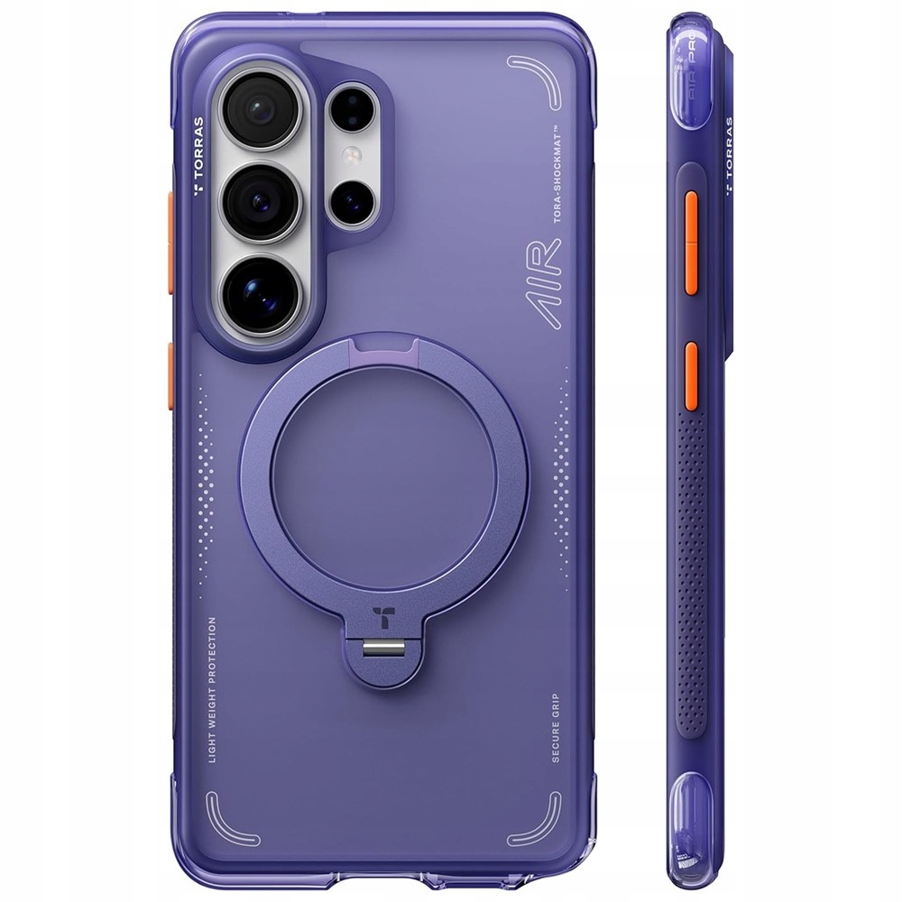 Etui Torras Samsung S26 Ultra Q3 Air pomarańczowe MagSafe Ciemny Fiolet
