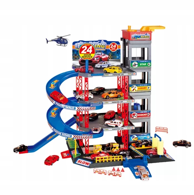 DUŻY GARAŻ PIĘTROWY PARKING AUTKA HELIKOPTER WINDA Kod producenta HC270618