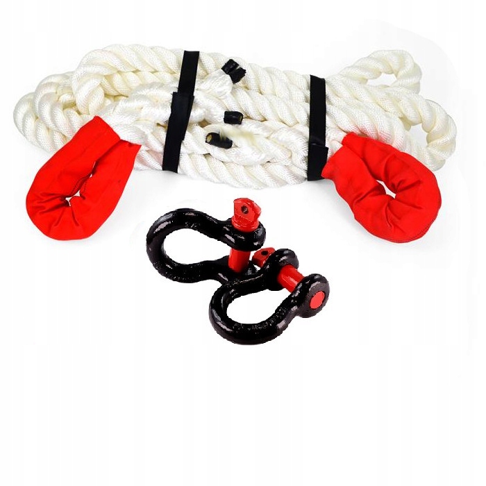 Kinetické Lano Páska Kinetyk 8 m 36 mm 25 Tun Šekle