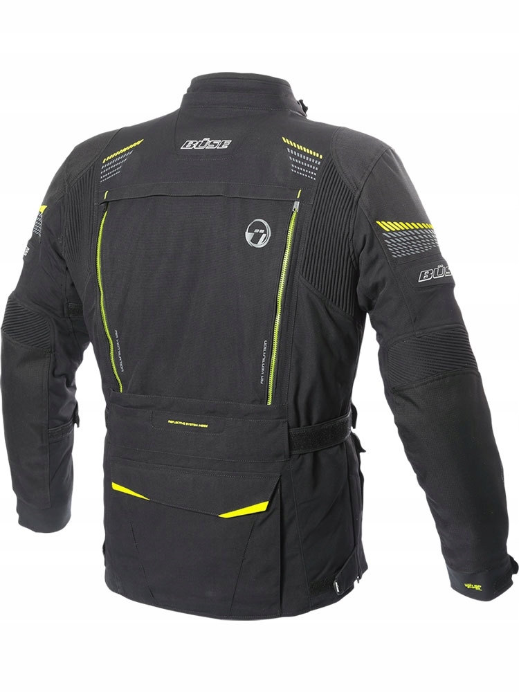 Kurtka motocyklowa tekstylna Büse Travel Pro czarno-szara rozmiar 28 Numer katalogowy producenta 114188.56