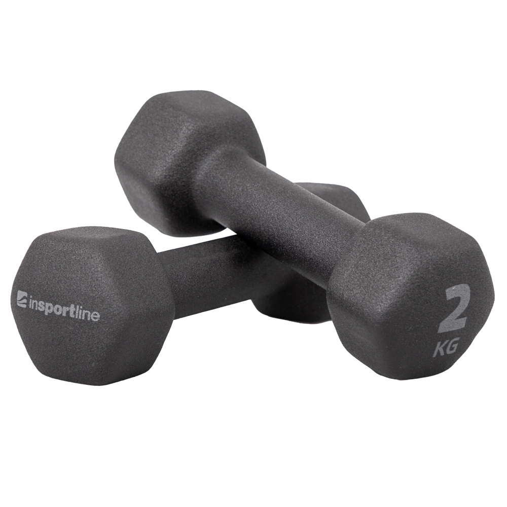 Hantle neoprenowe do ćwiczeń inSPORTline On-x Renbell 2 x 2 kg