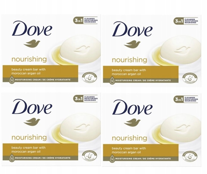 

Dove Mydło Nourishing kostka 4x90g