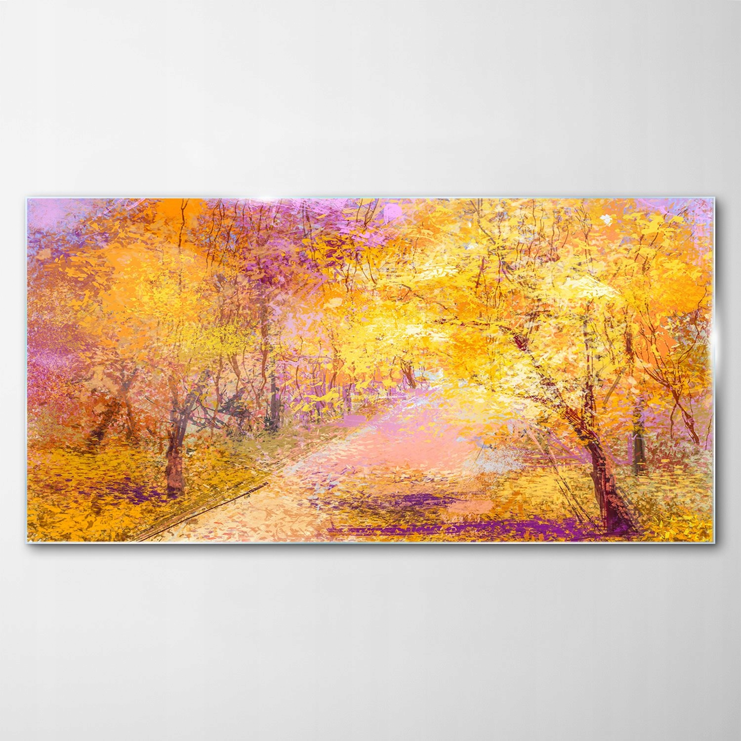 

Obraz na Szkle Dekor Abstrakcja Liście Las 120x60