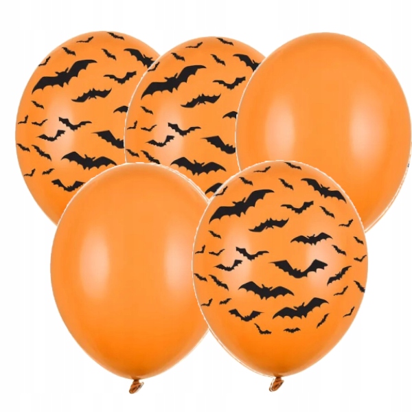 Zestaw balonów nietoperz 10x balony na HALLOWEEN EAN (GTIN) 5904305478845
