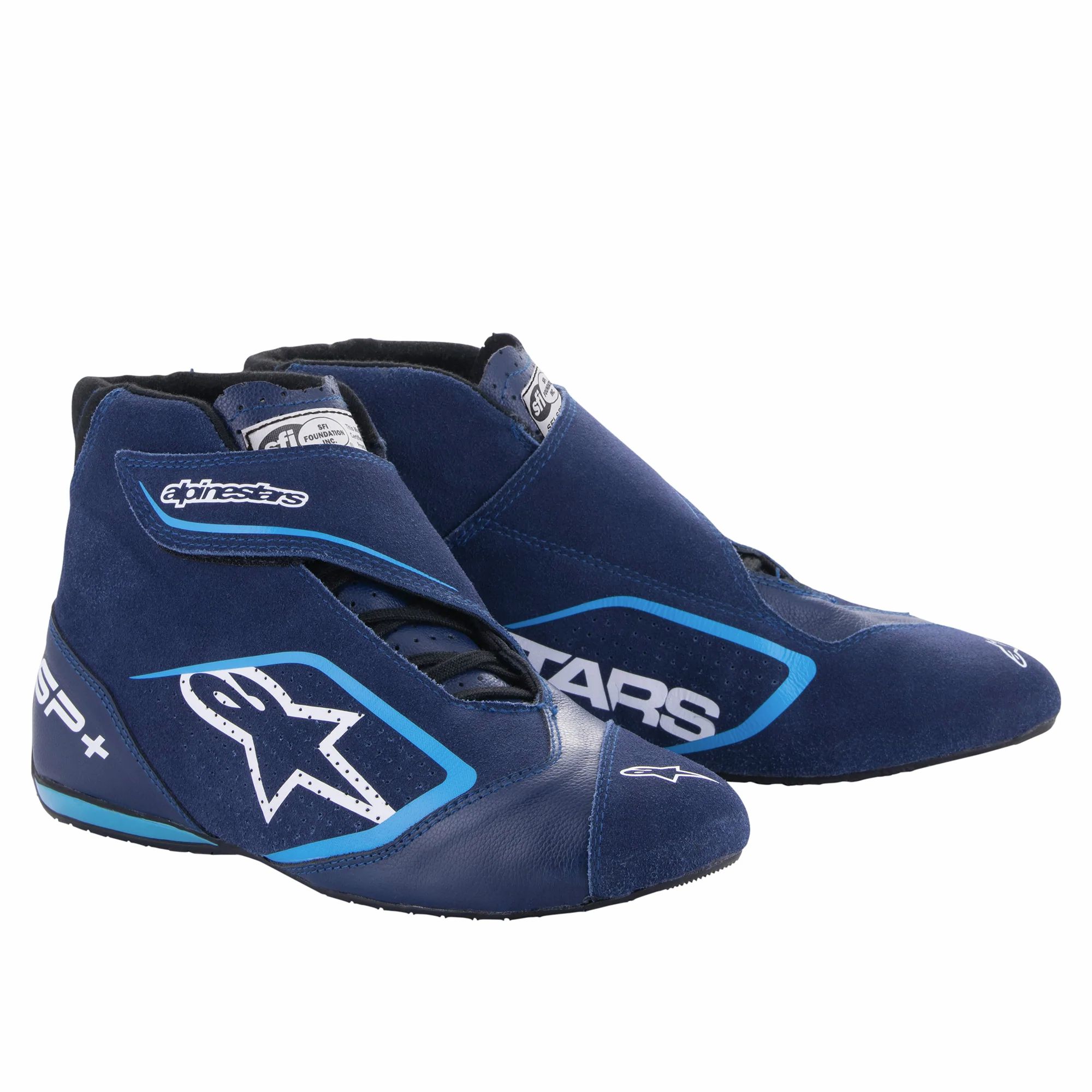 Rallyové topánky Alpinestars Sp+ homologácia Fia tmavomodré veľ 41