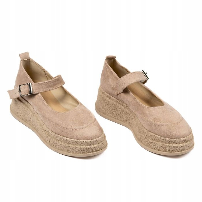 ZAMSZOWE PÓŁBUTY NA PLATFORMIE PASEK OPTIMO 39 Marka inna