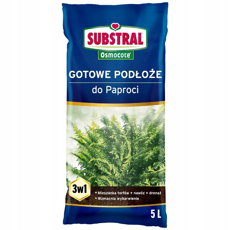 

Podłoże do paproci z nawozem osmocote 5 l