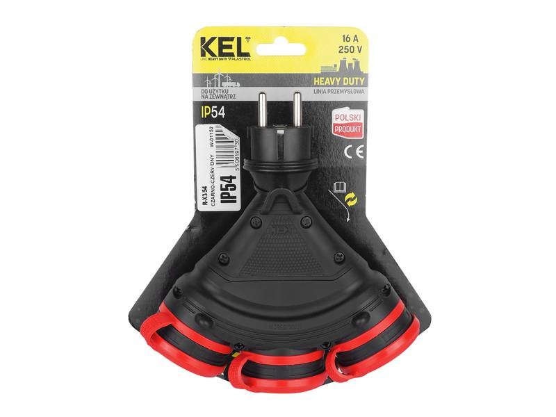 Gniazdo Elektryczne rozgałęźnik Plast-Rol czarny Rodzaj gniazda rozgałęźnik