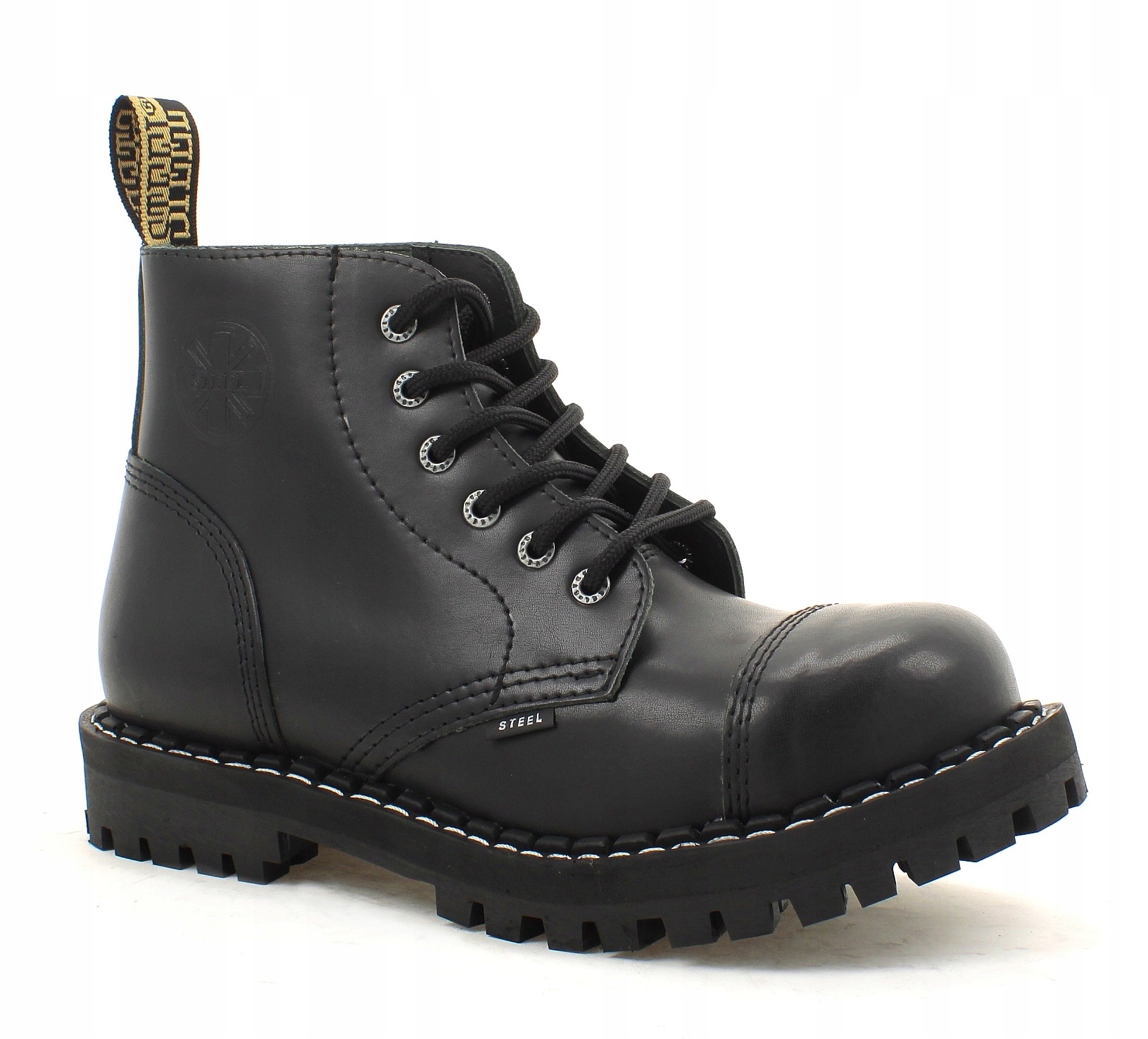 

Glany Steel Czarne 6-DZIUR 127-128/O/B r. 40-50