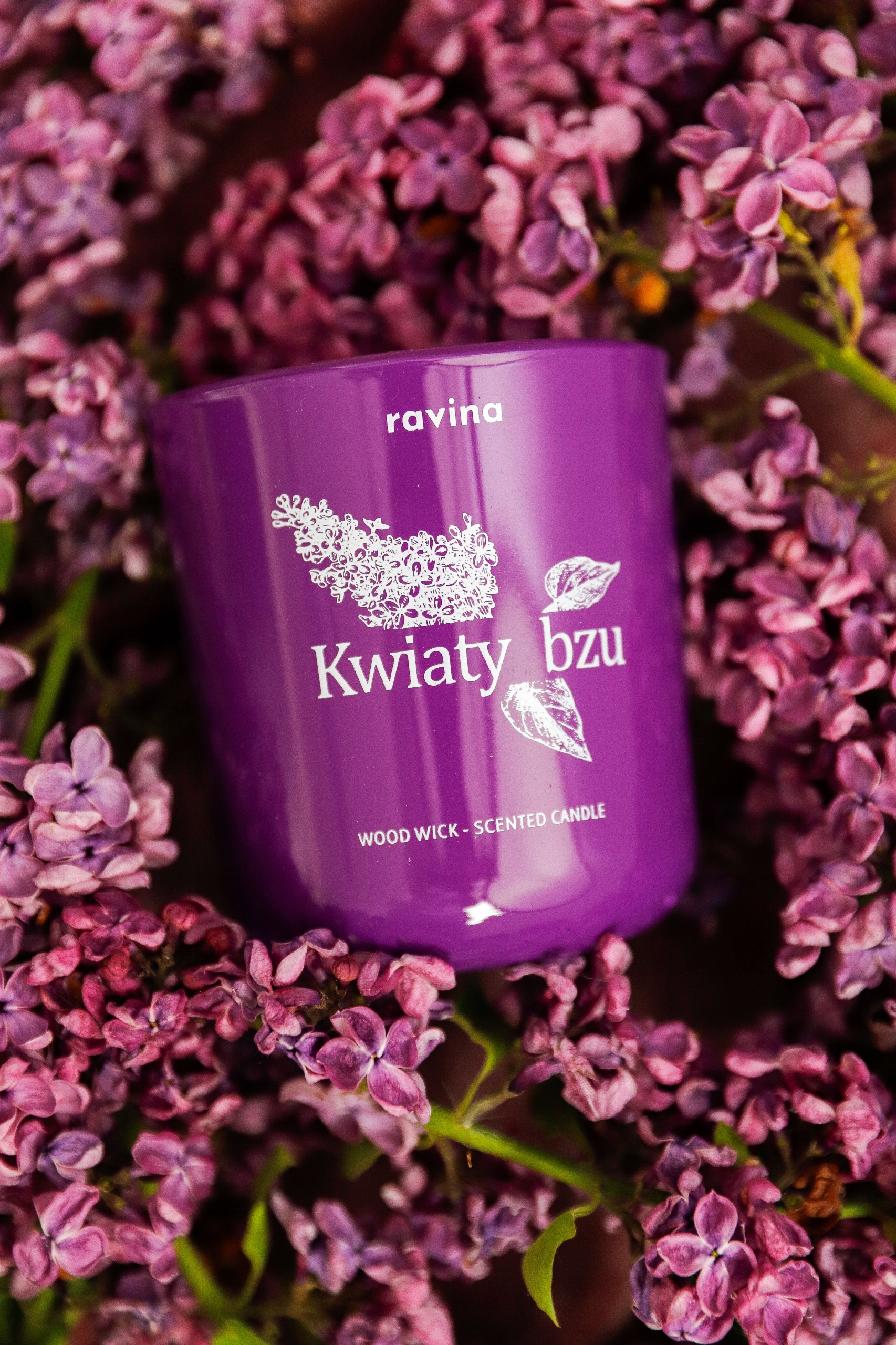 KWIAT BZU ŚWIECA ZAPACHOWA ŚWIECZKA SOJOWA KWIATY DLA MAMY DZIEŃ MATKI Marka Ravina