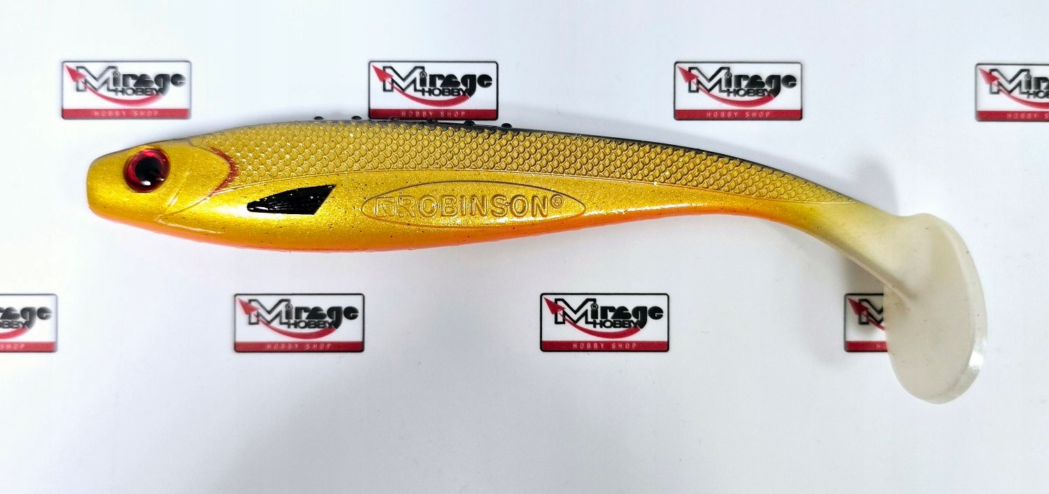 Guma Robinson Longinus 18cm Gold Na Szczupaka Sandacza