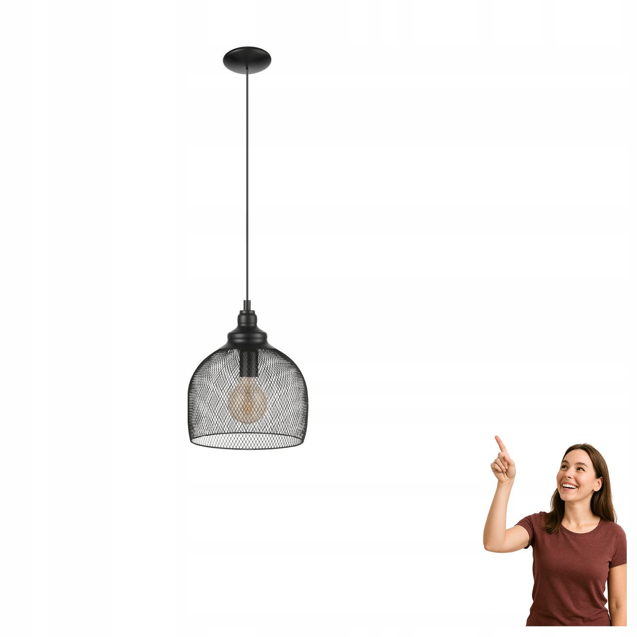 Závesná lampa Straiton 49736 Eglo