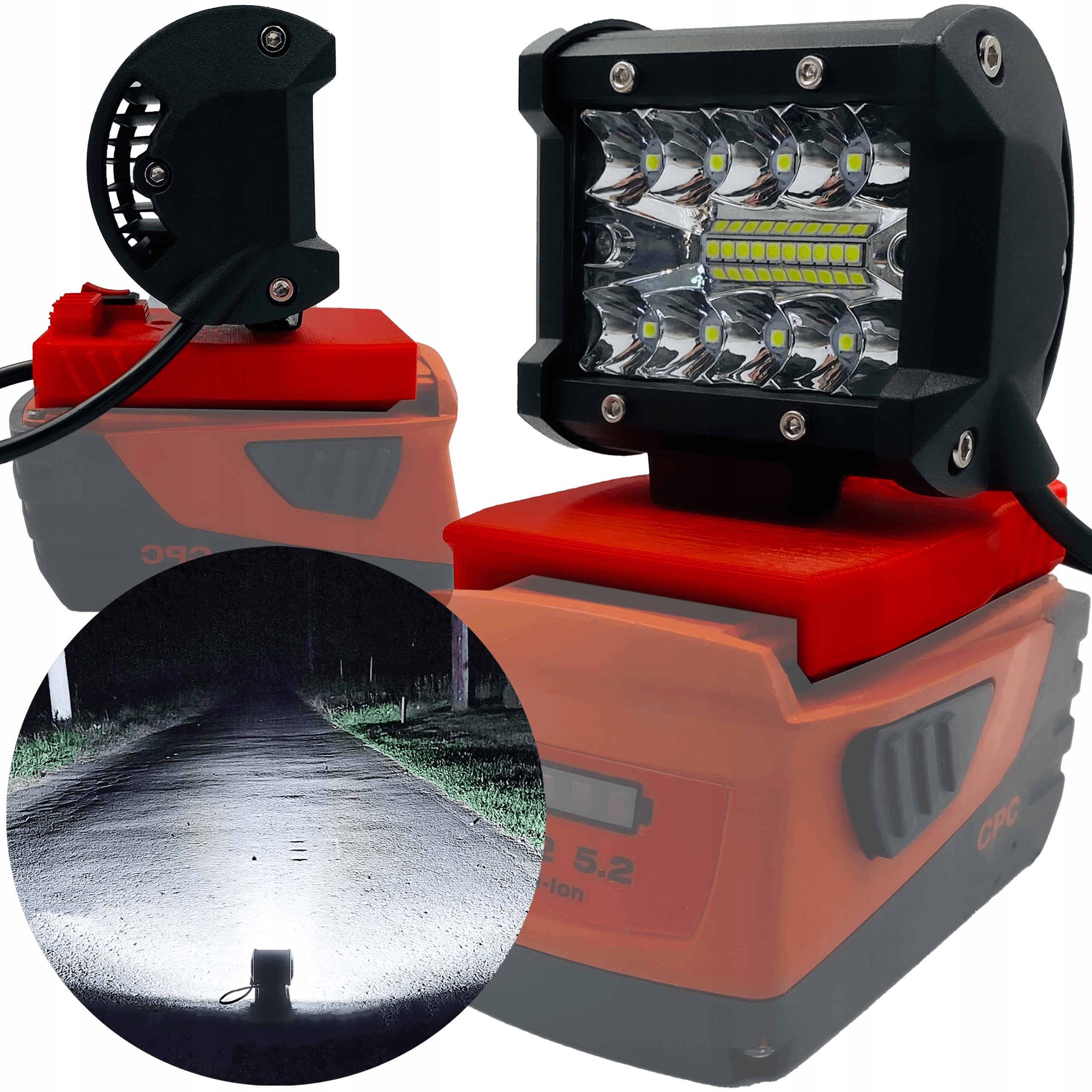 Lampa Pro Hilti B22 Halogen Pracovní Led Na Max