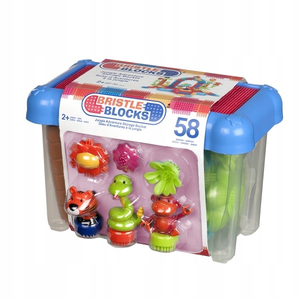 

B.Toys Klocki Jeżyki Dżungla 58el.