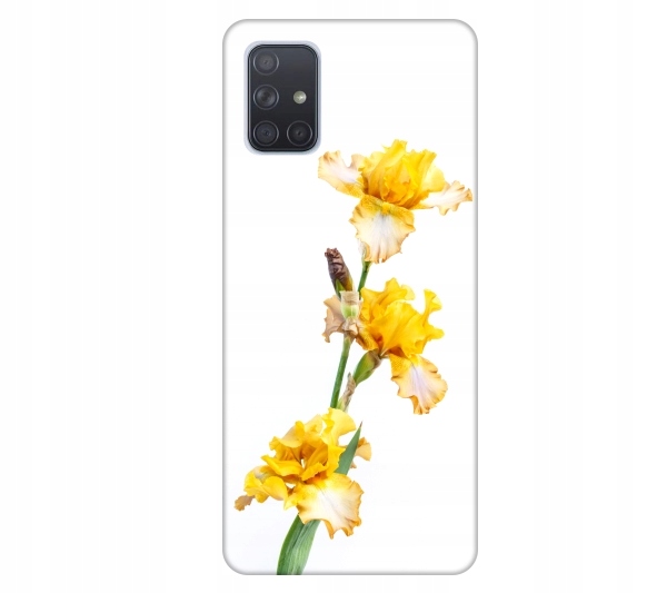 

Etui wzory do Samsung Galaxy A71 Kwiat zólty akwar