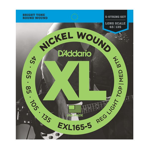 D'addario EXL165-5 45-135 Do Basu 5-TKI 5 Kostek