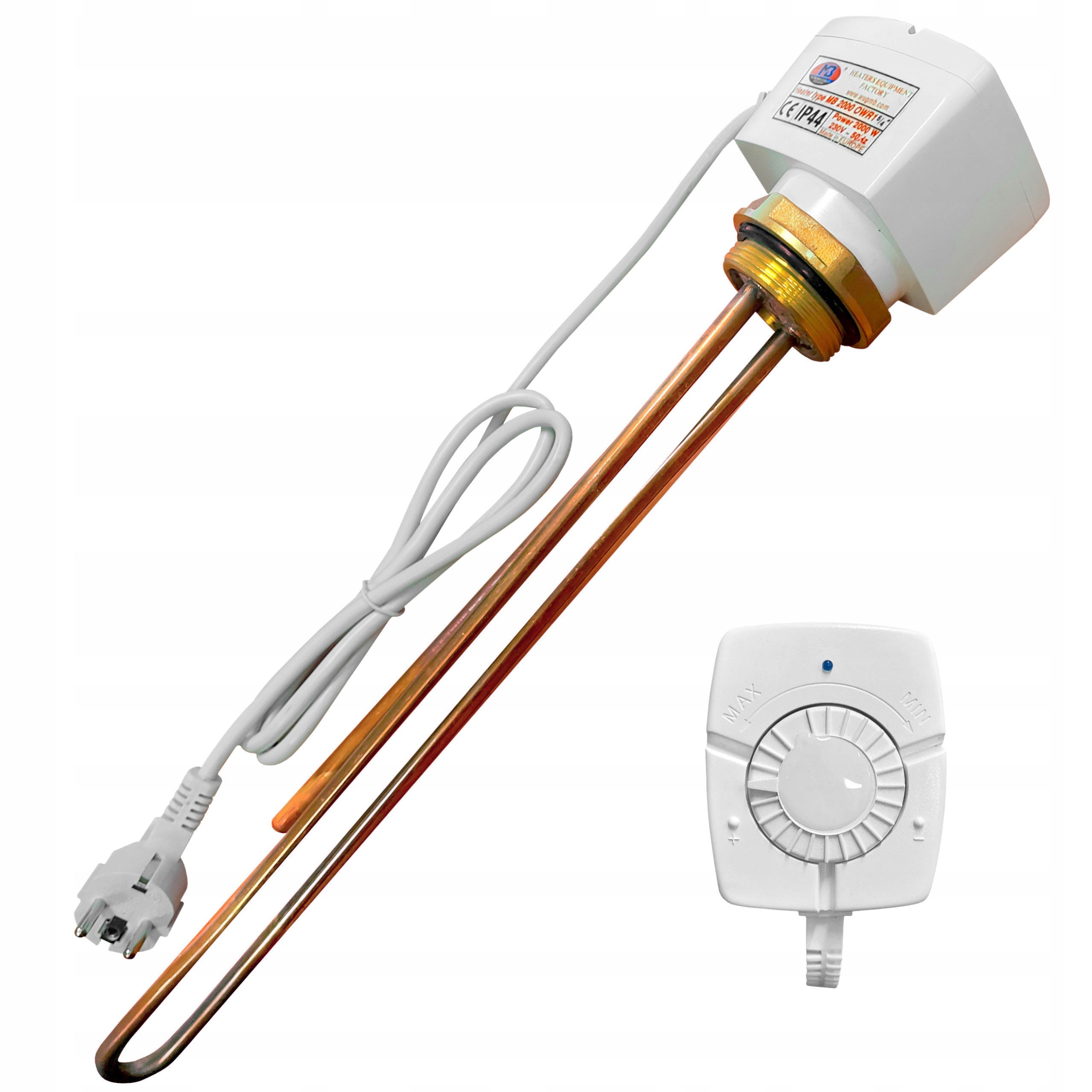 

Grzałka Do Bojlera 2000W 5/4' Termostatem Wug Mb