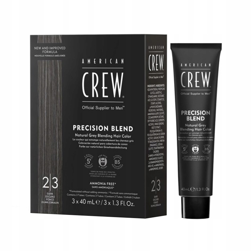 

American Crew Blend Odsiwiacz ciemny (2-3) 3x40ml