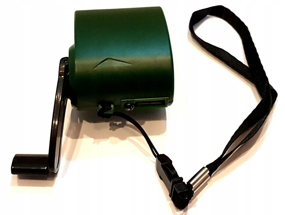 

Ładowarka awaryjna na korbkę - z gniazdem Usb