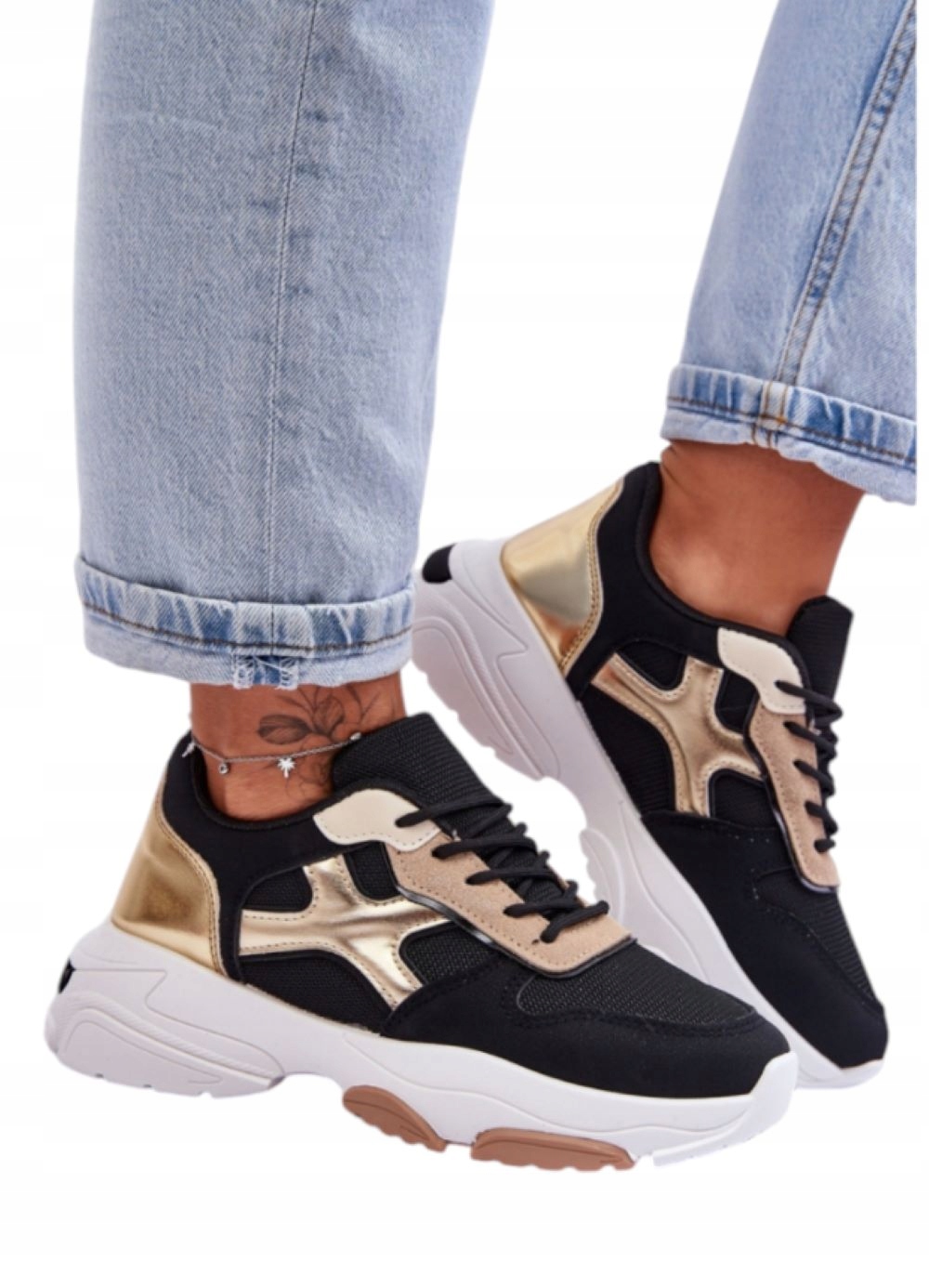 Dámské sportovní tenisky Adidasy Seastar na platformě, černé, vel.