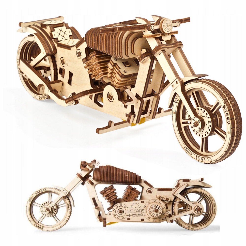 

Motor Motocykl Puzzle 3D mechaniczny drewniany