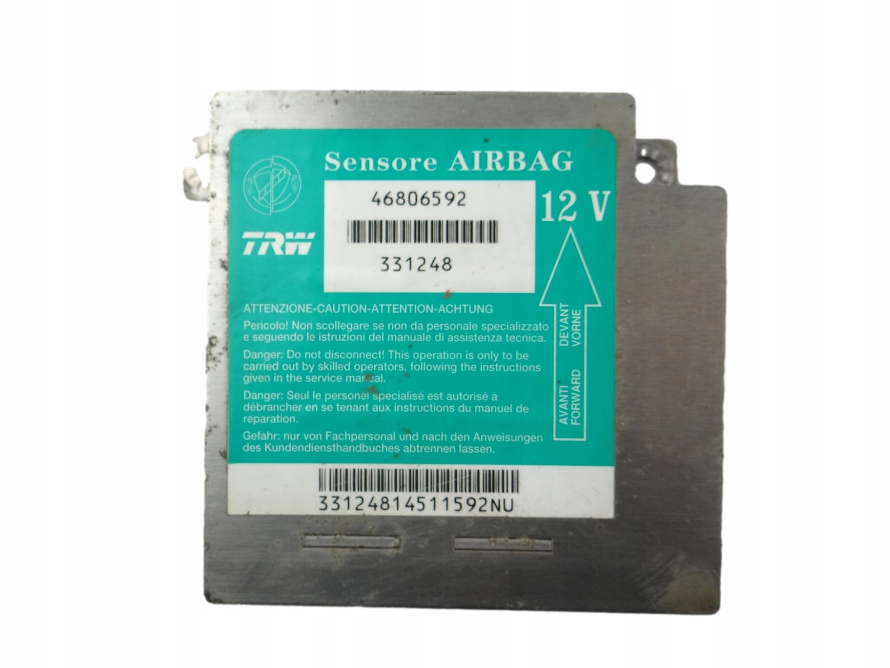 modulo SENSOR airbag PUNTO II 46806592