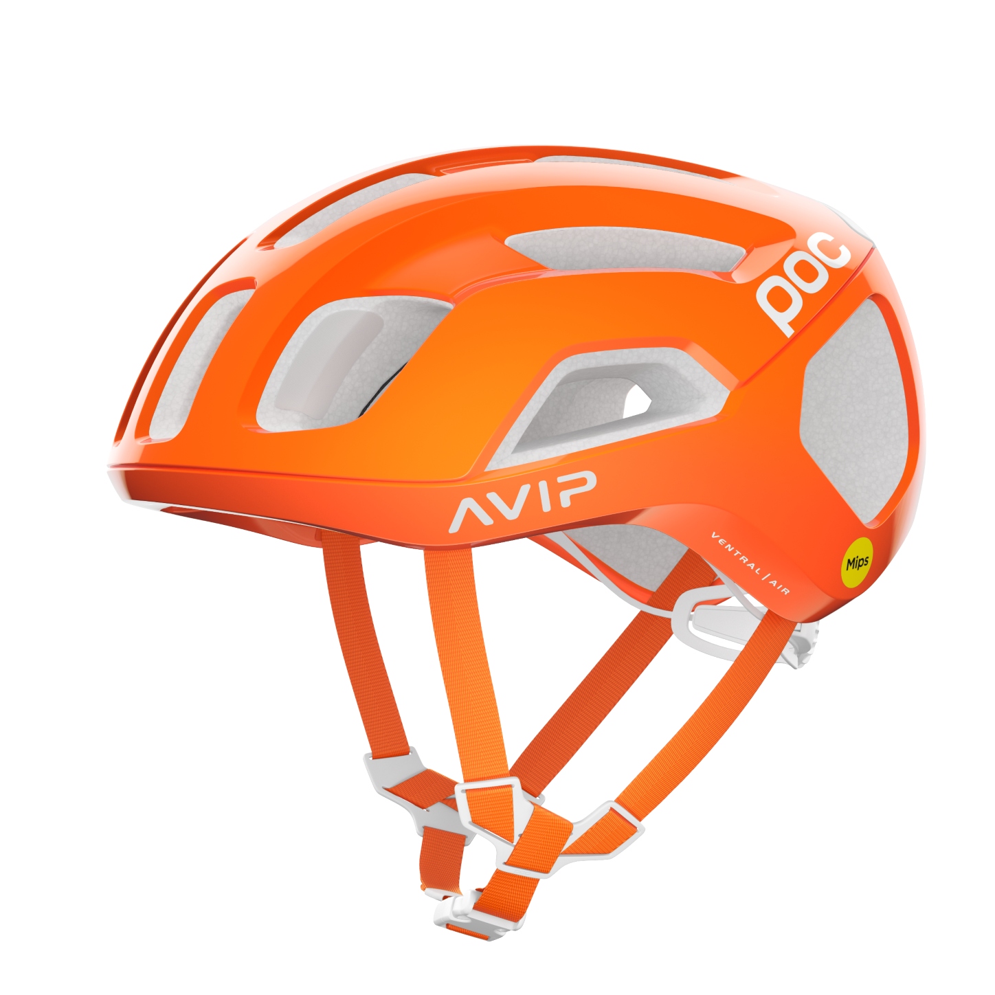 Cyklistická Přilba Poc Ventral Air Wide Fit Mips Fluorescent Oranžová S 55-58