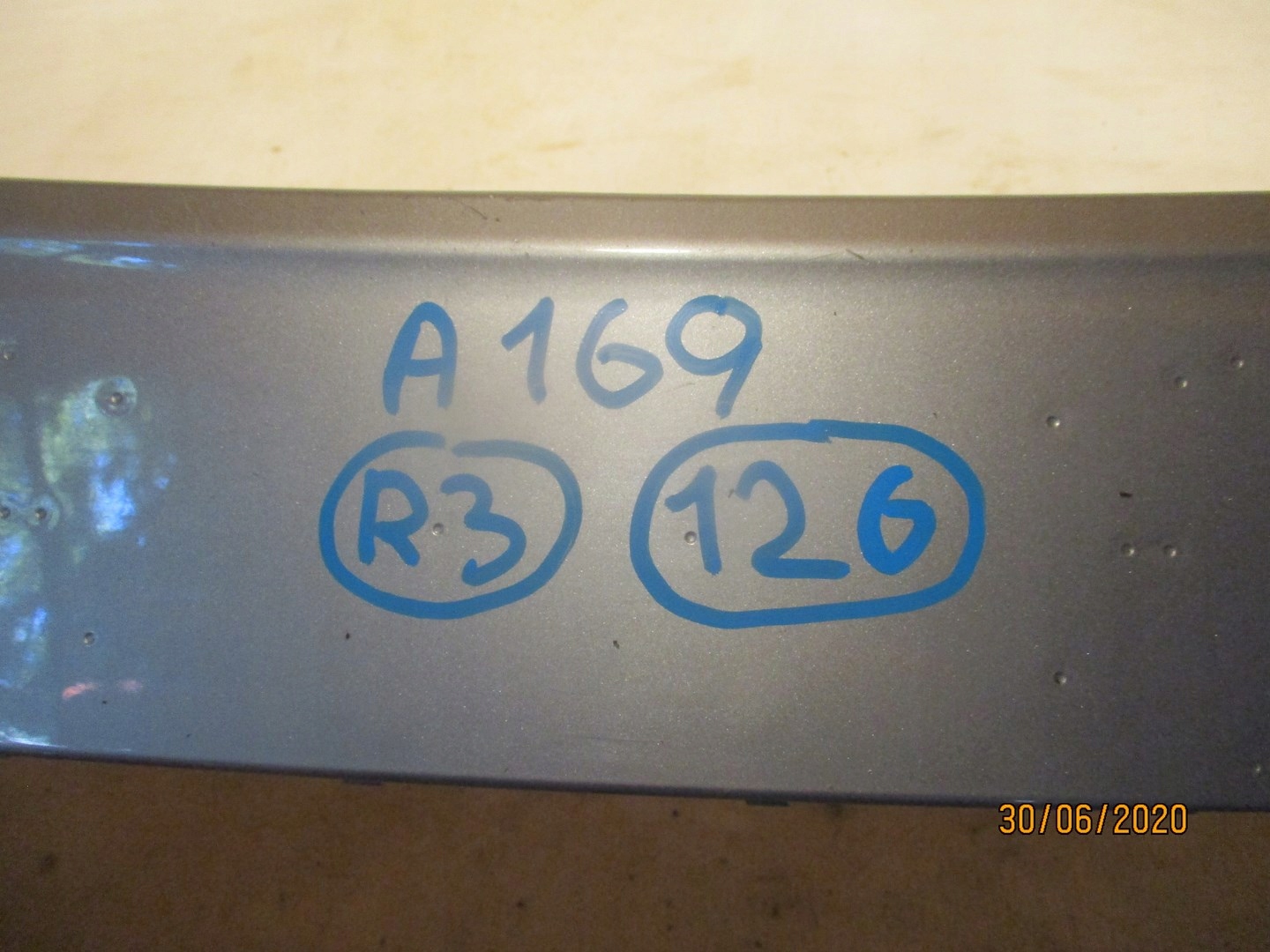 bumper Mercedes A KLASA 169 unprotected front