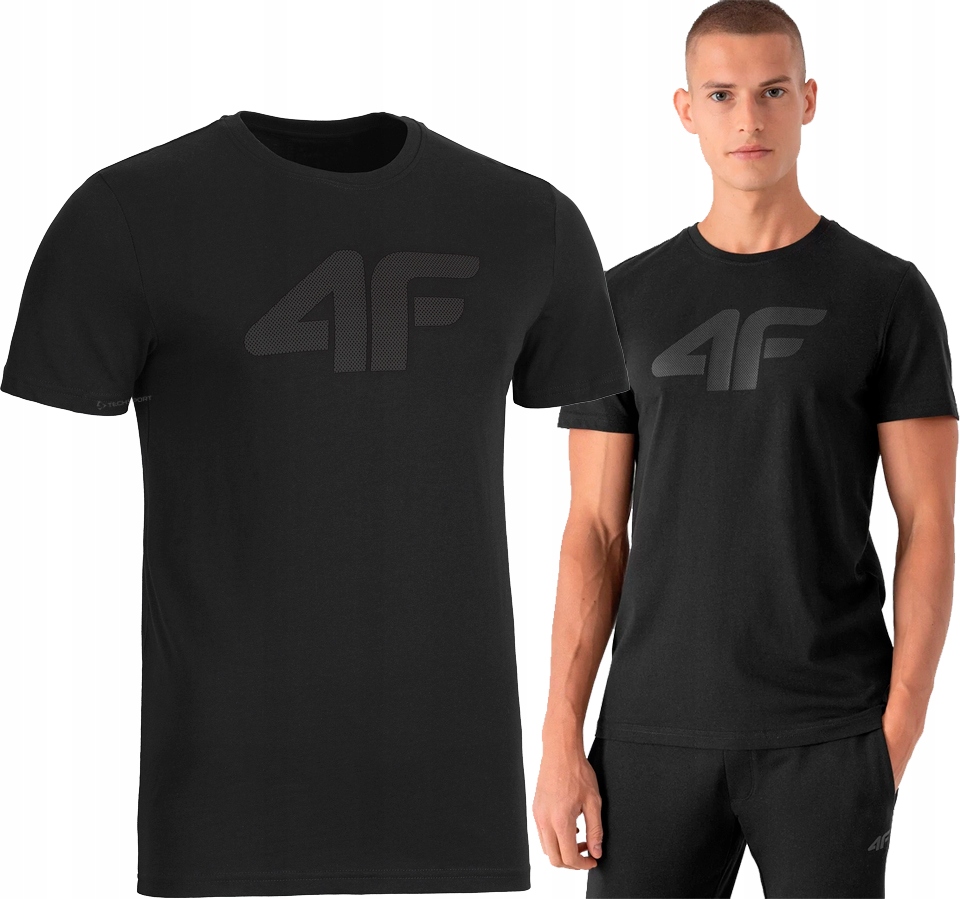 

4F Męska Koszulka T-shirt Bawełna / rozm XL