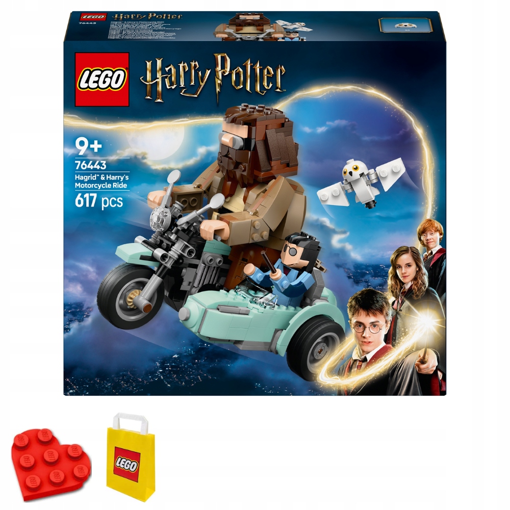 Lego Harry Potter 76443 Motocyklová jízda Hagrida a Harryho