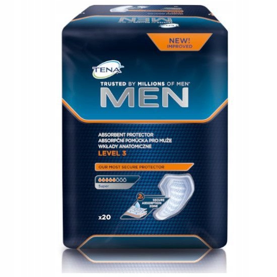 

Tena Men Level 3 wkładki anatomiczne 20 szt